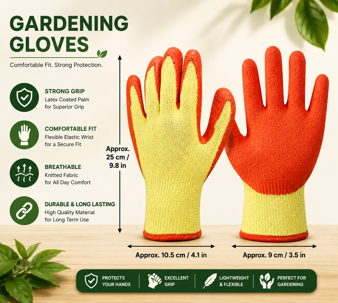 Red Safety Gloves