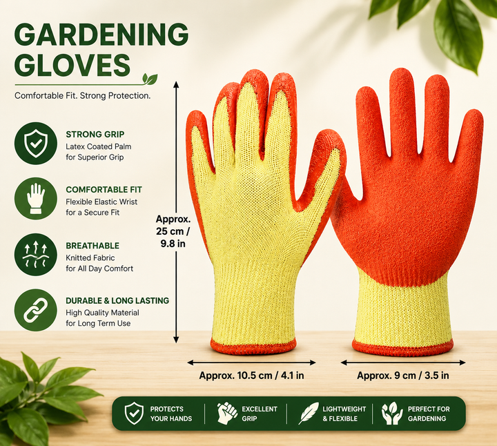 Red Safety Gloves