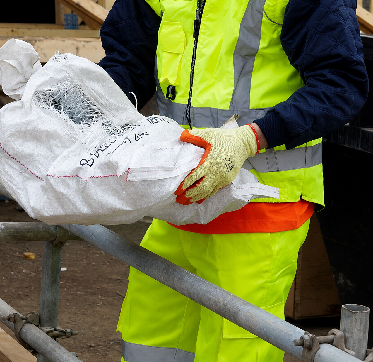 Red Safety Gloves