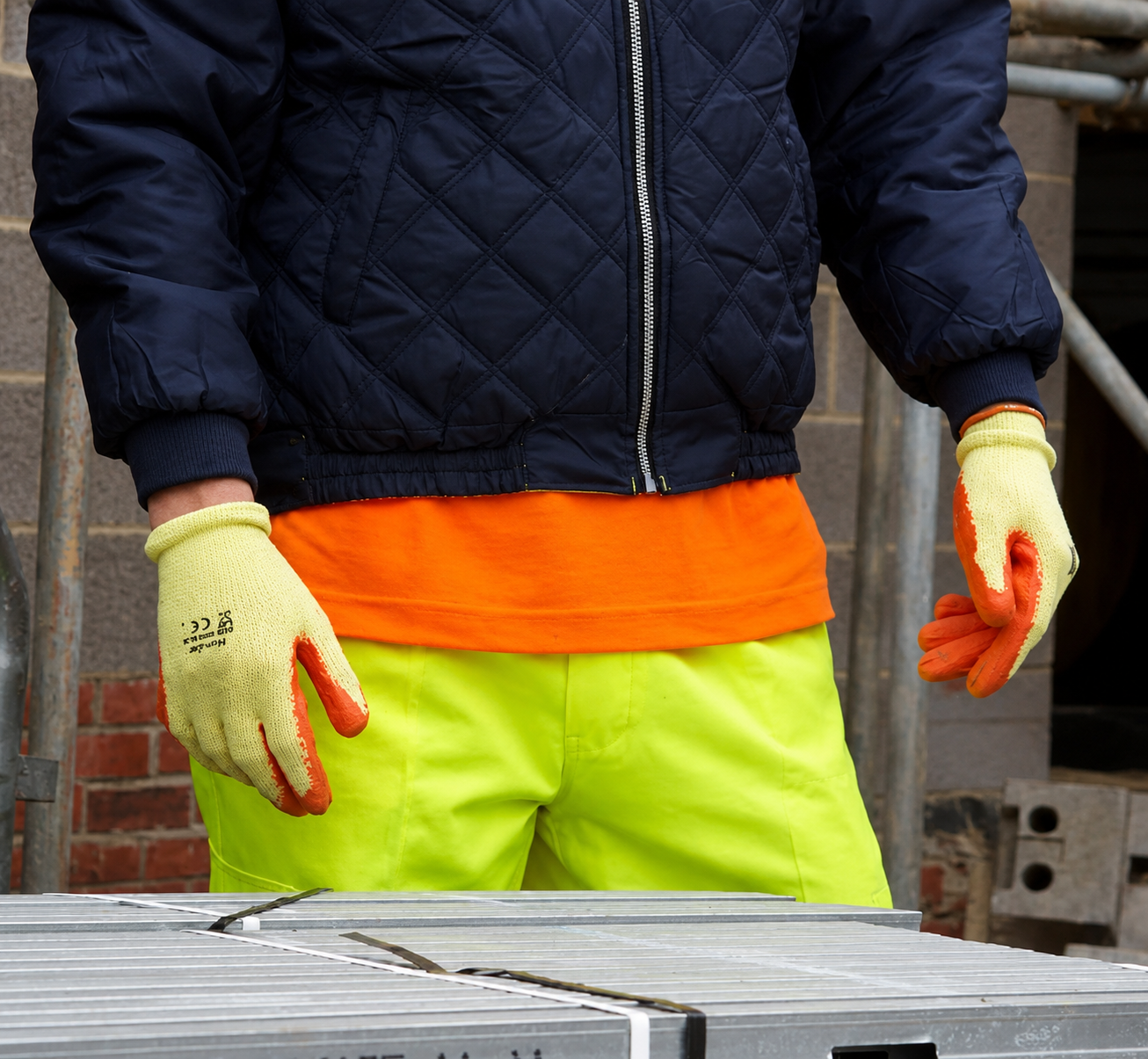 Red Safety Gloves