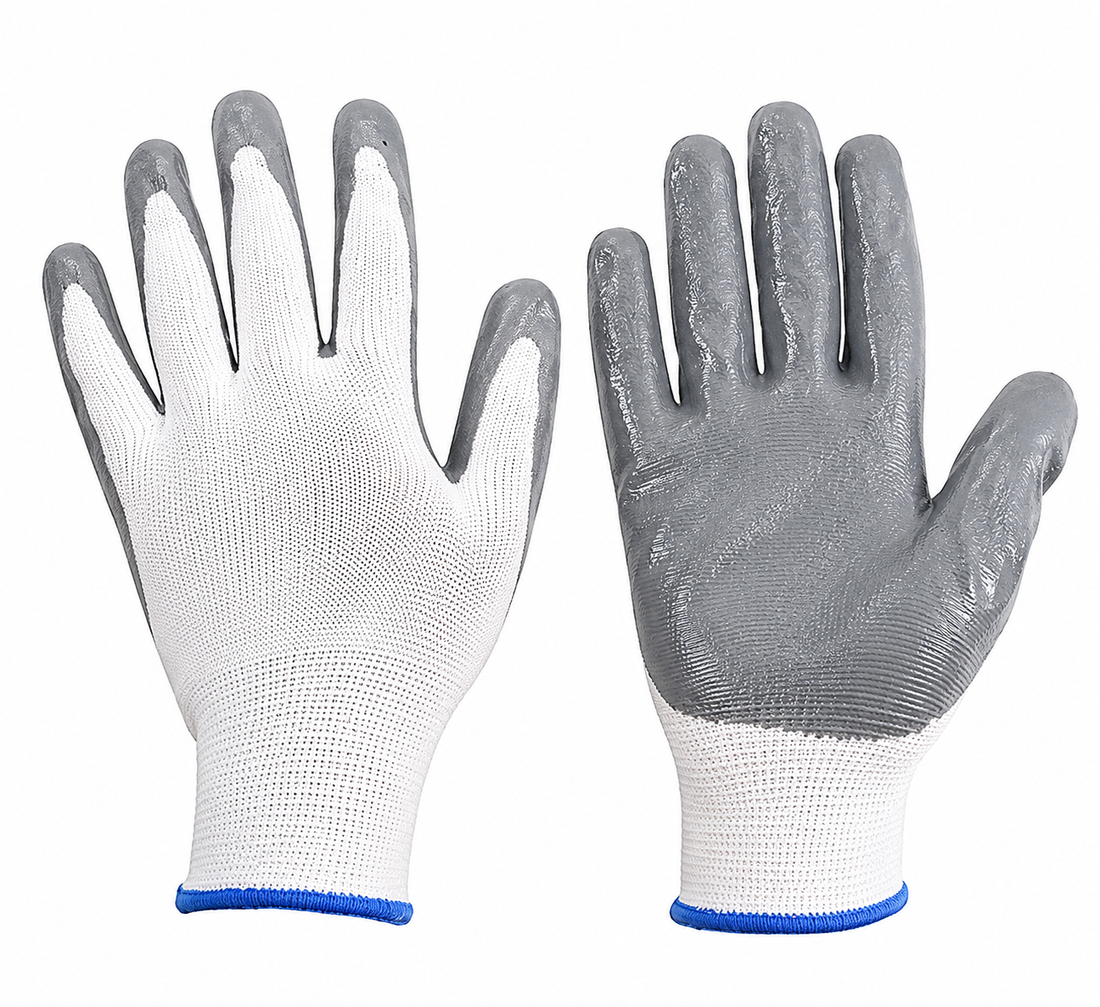 Grey Safety Gloves
