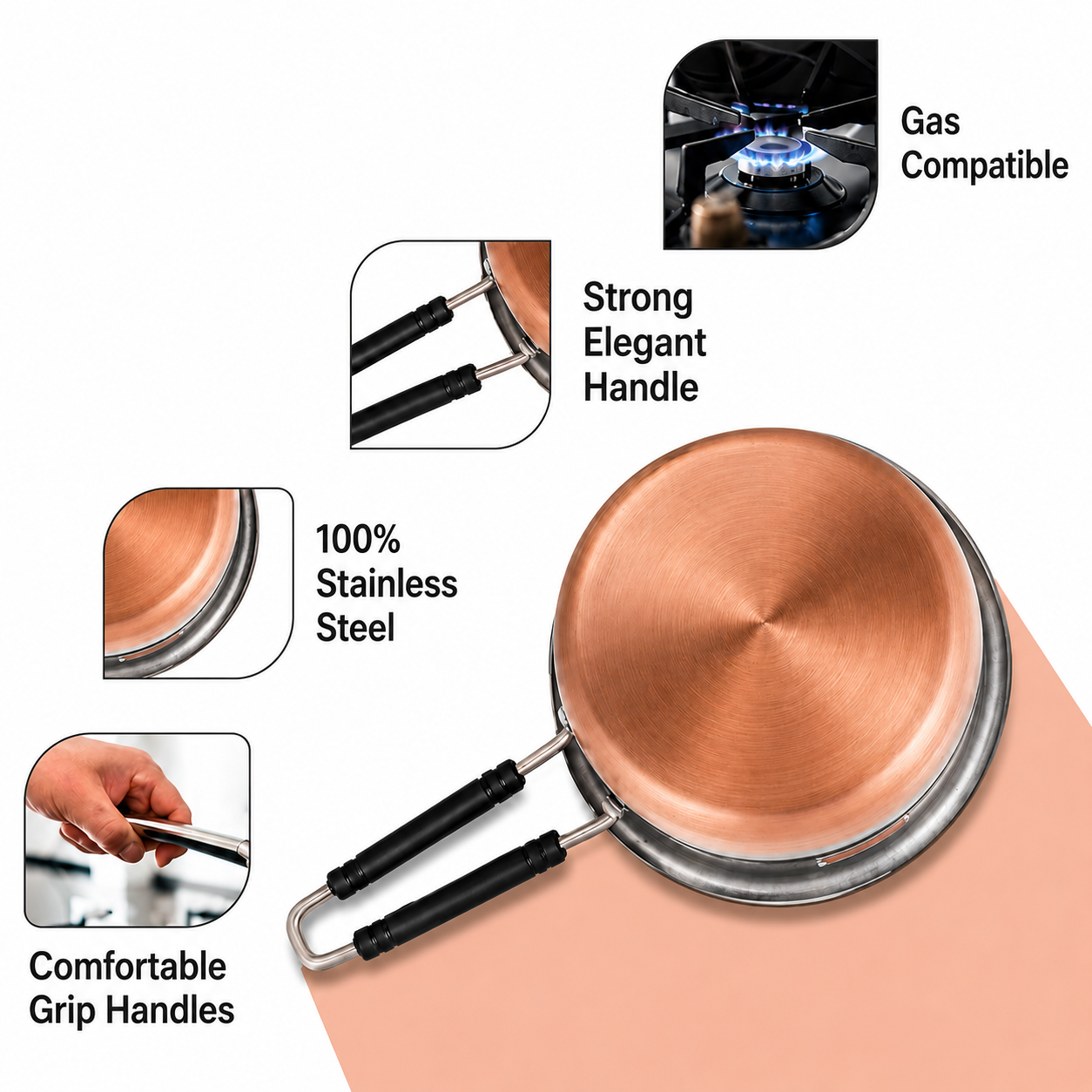Stainless Steel Saucepan