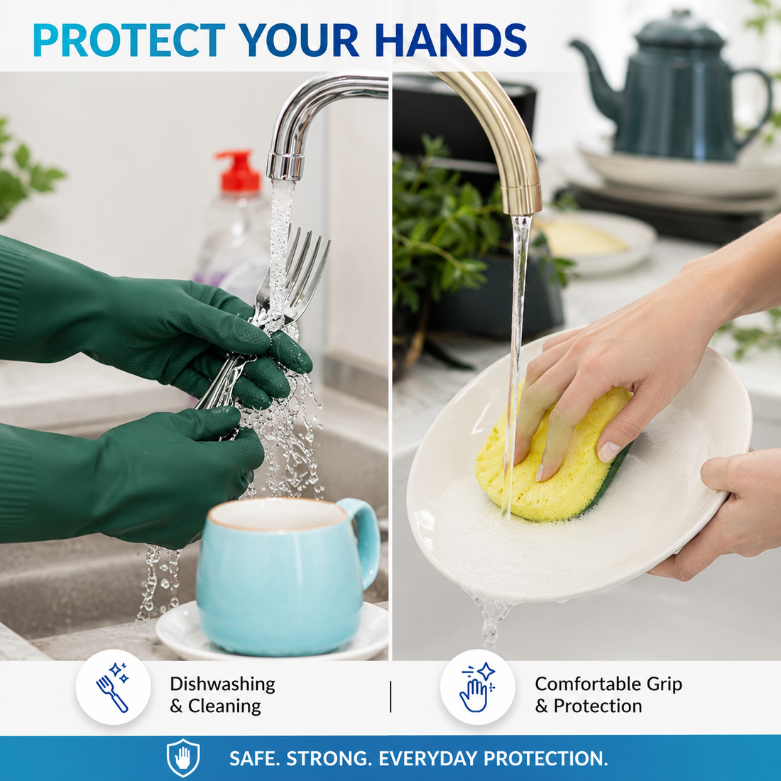 Green Cleaning Gloves