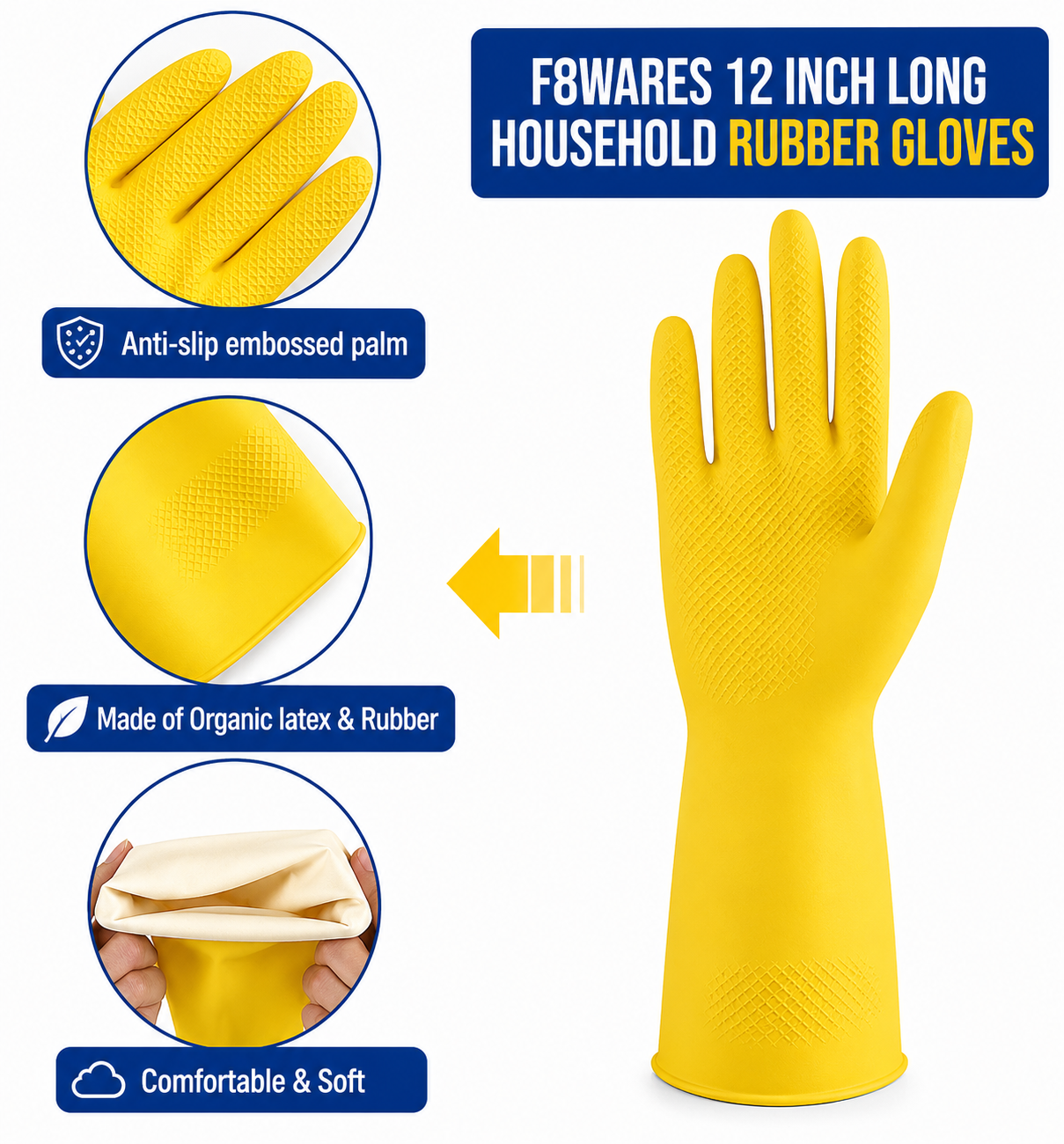 Yellow Cleaning Gloves