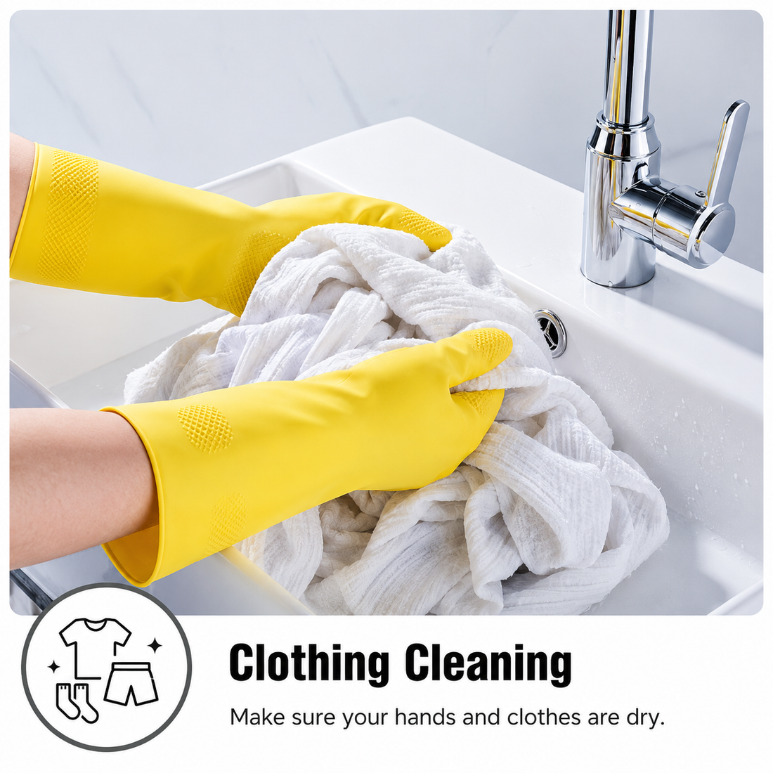 Yellow Cleaning Gloves