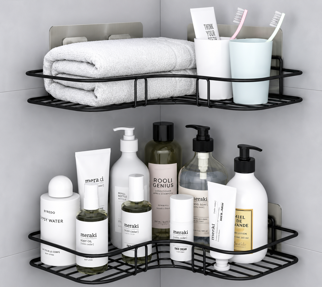 Bathroom Corner Rack