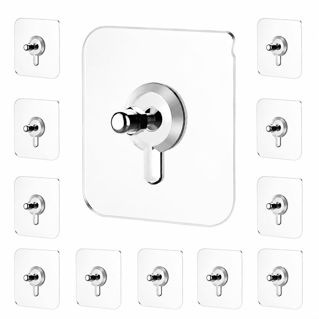 Self-Adhesive Screw Hooks
