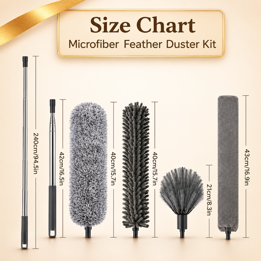 Microfiber Duster Kit