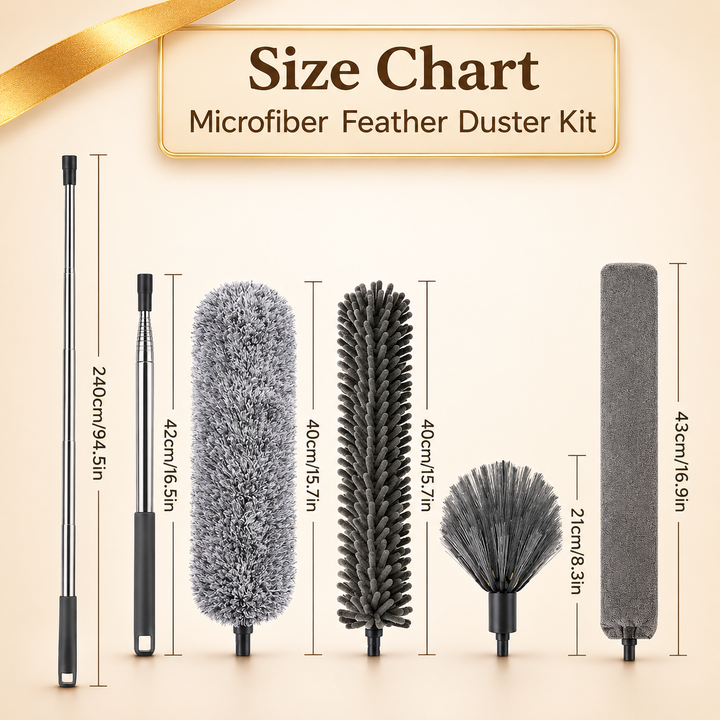 Microfiber Duster Kit