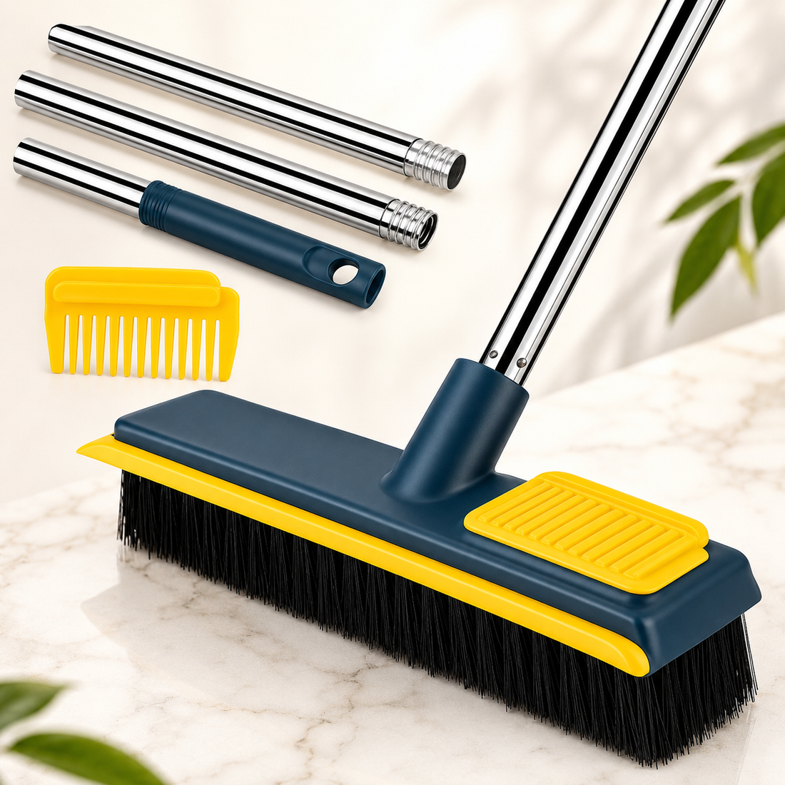 Floor Cleaning Broom with Handle