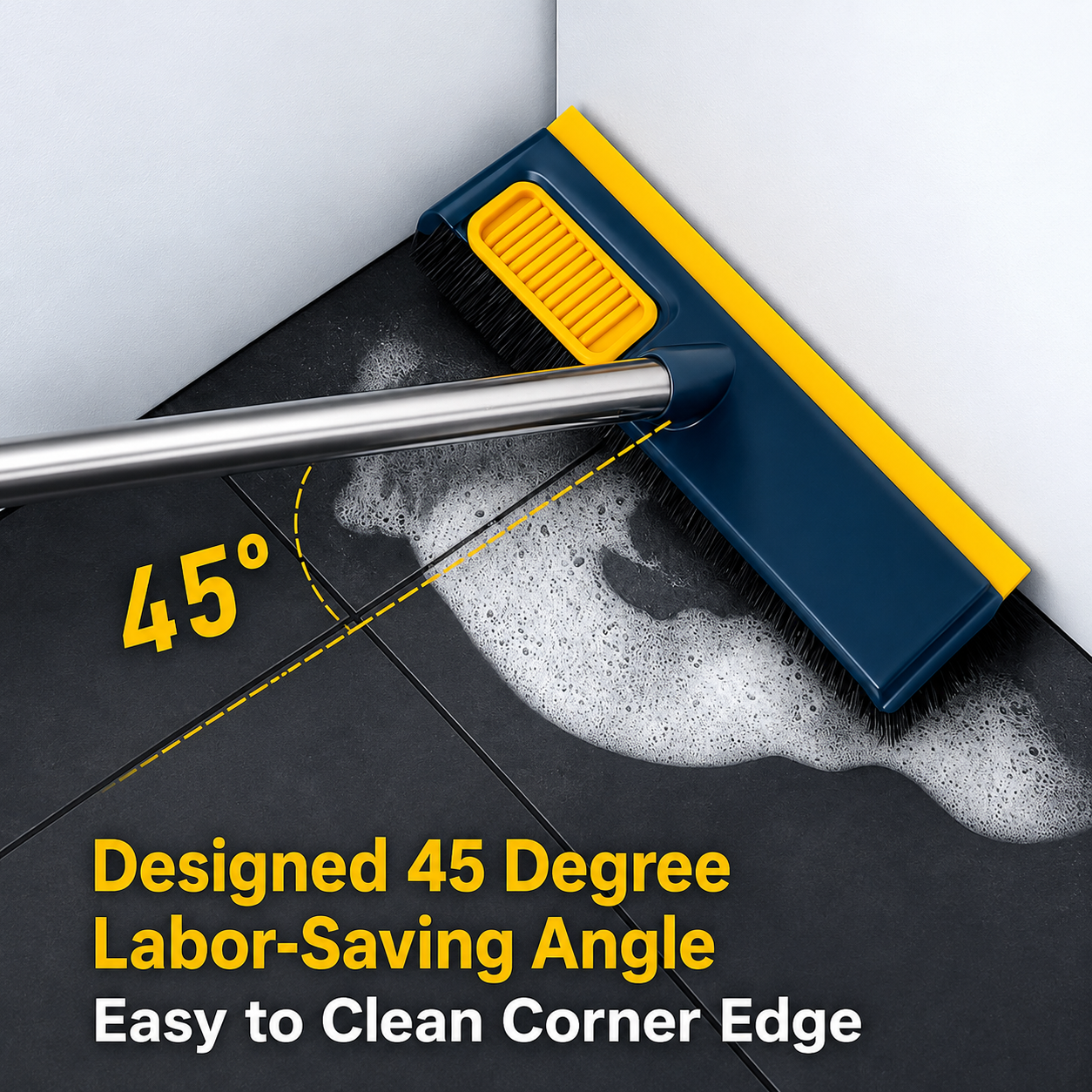 Floor Cleaning Broom with Handle