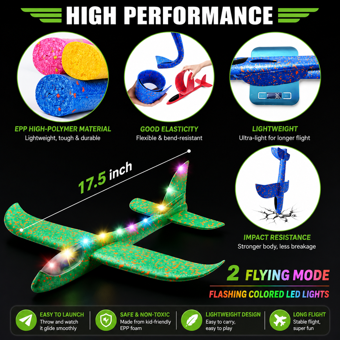 LED Glider Plane