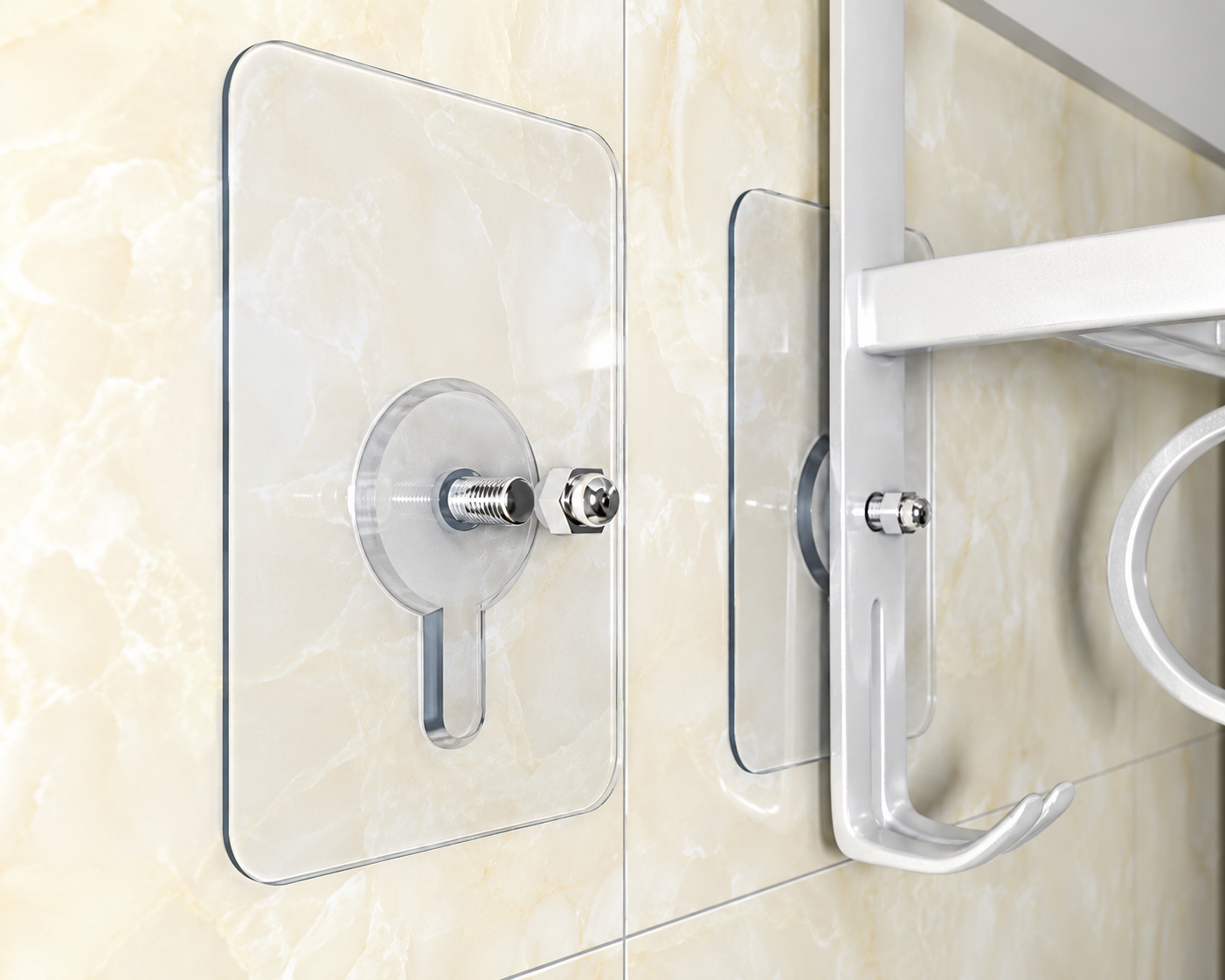 Self-Adhesive Screw Hooks