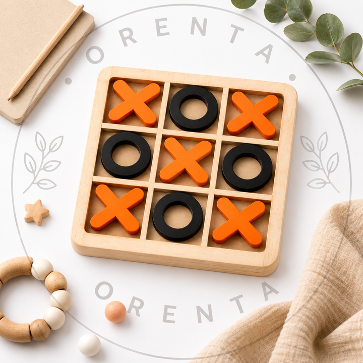Wooden Tic Tac Toe