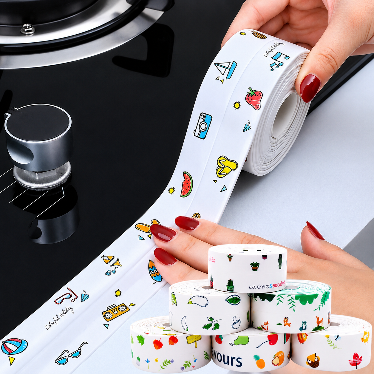 Orenta Kitchen Multipurpose Kitchen Sticker Roll