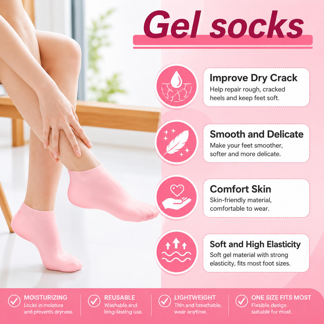 Reusable Waterproof Silicone Shoe Covers