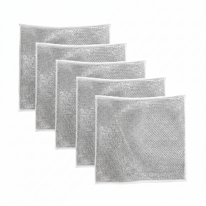 Multipurpose Non-Scratch Scrubbing Pads (Pack of 5)