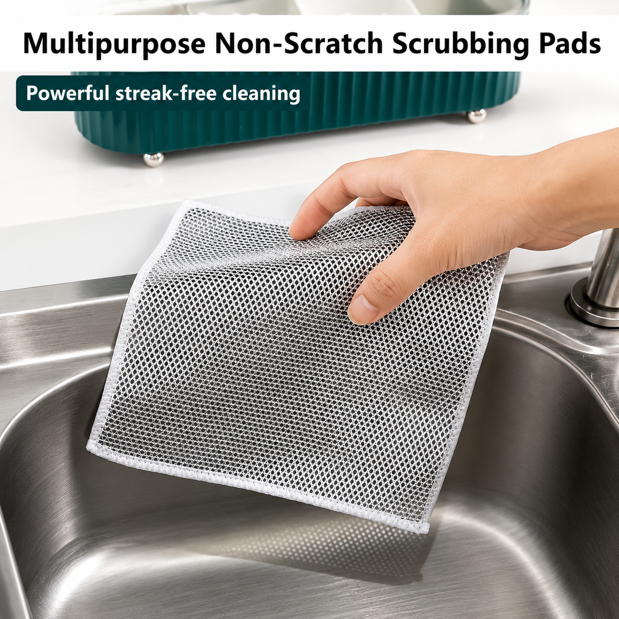 Multipurpose Non-Scratch Scrubbing Pads (Pack of 5)