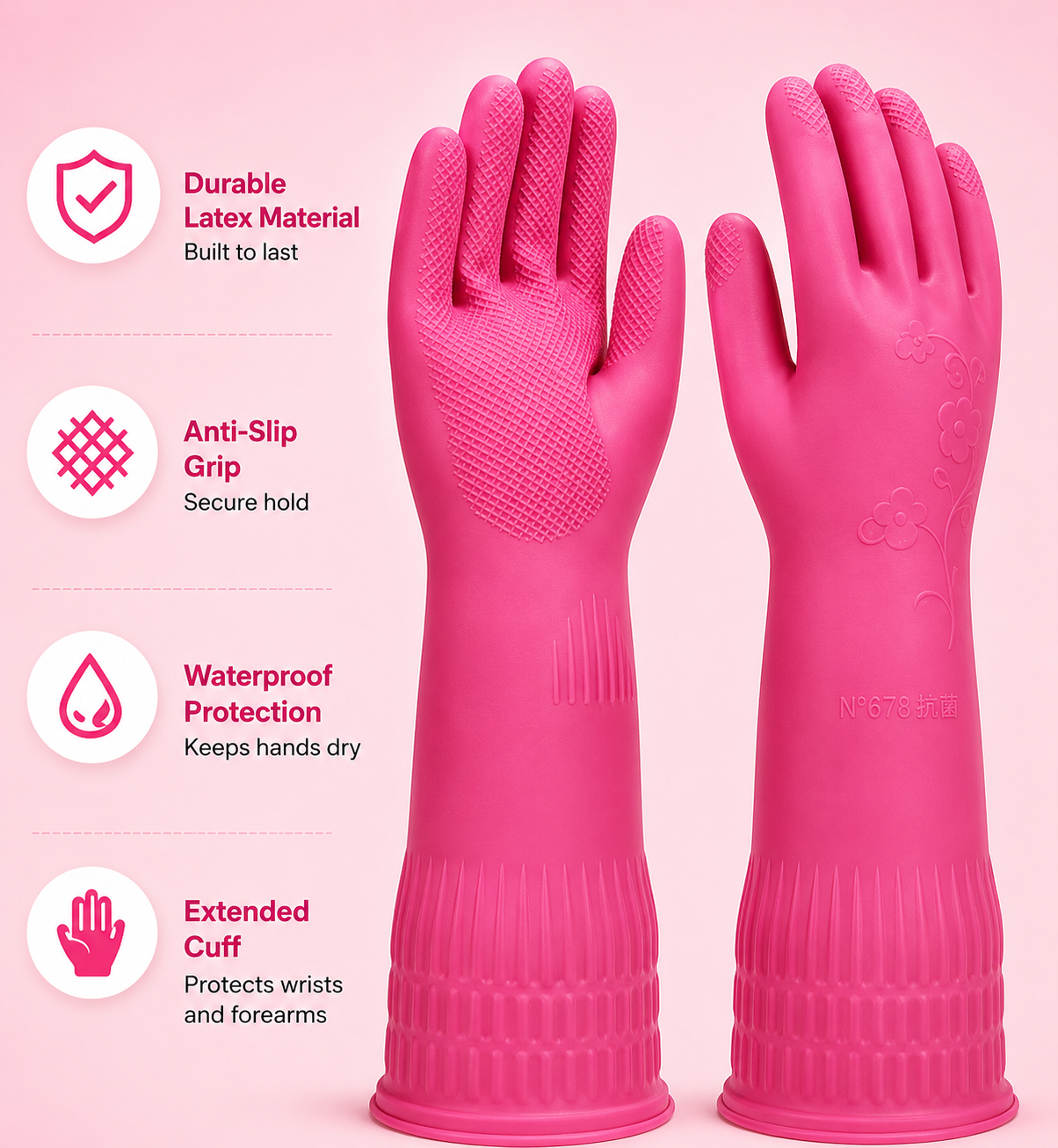 Silicone Dishwashing Gloves |