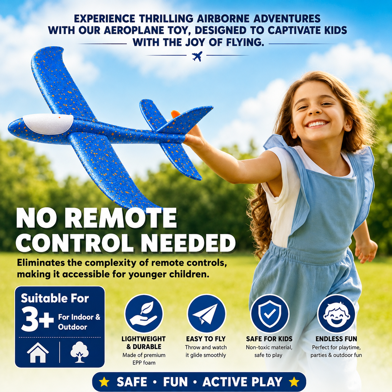 LED Glider Plane
