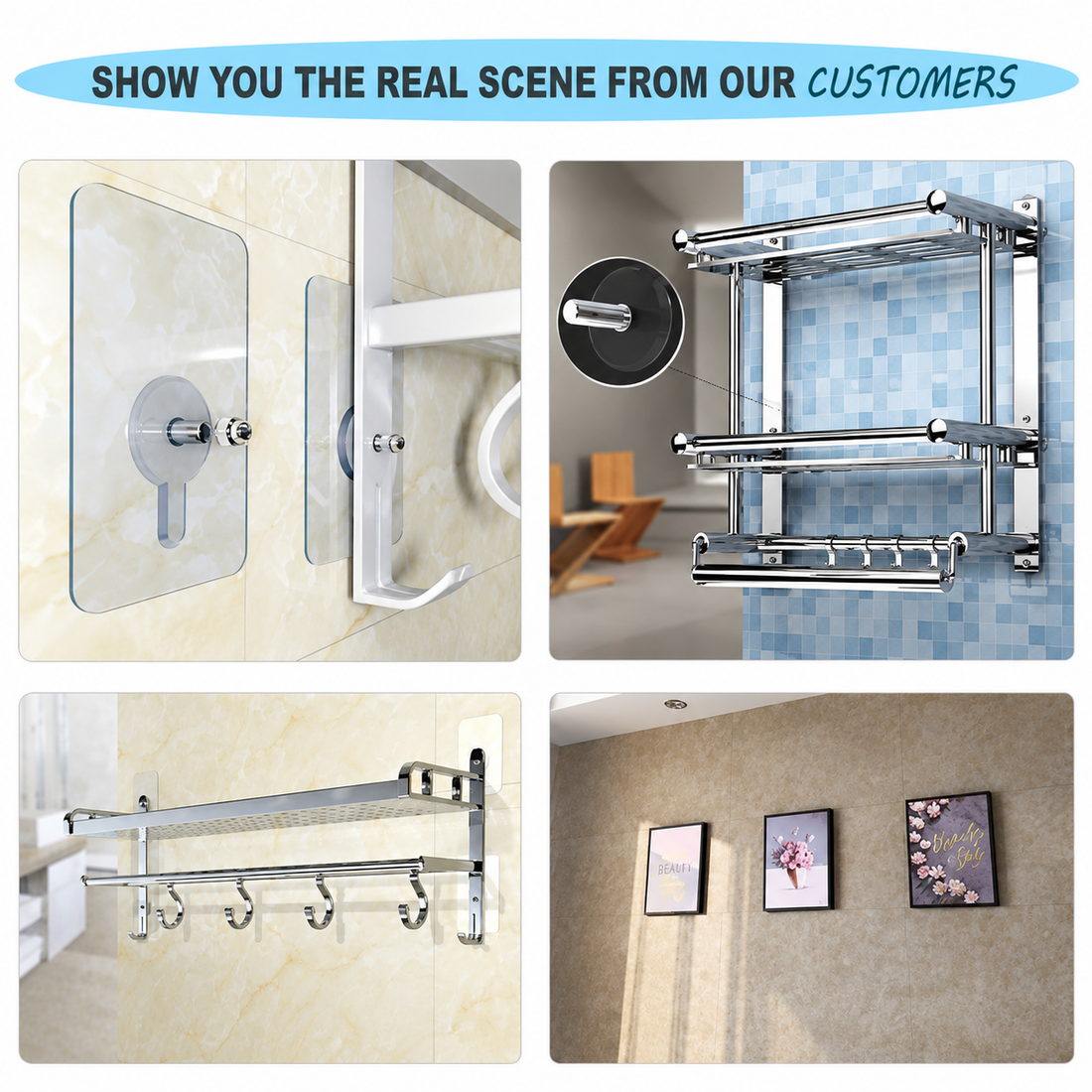Self-Adhesive Screw Hooks
