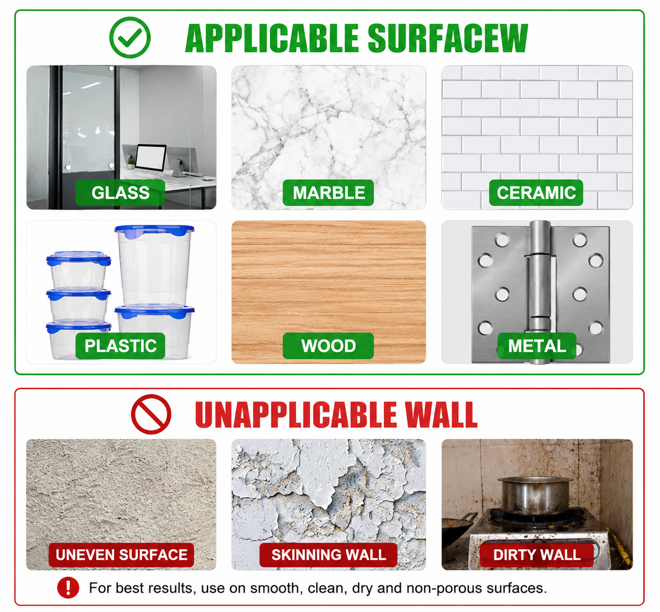 Transparent Adhesive Pads