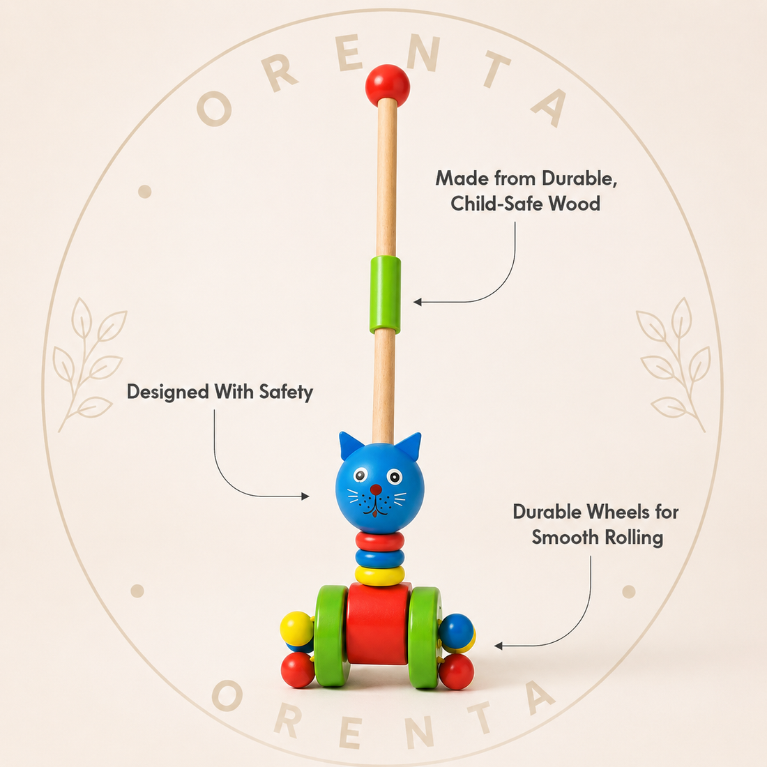 Wooden Push Toy