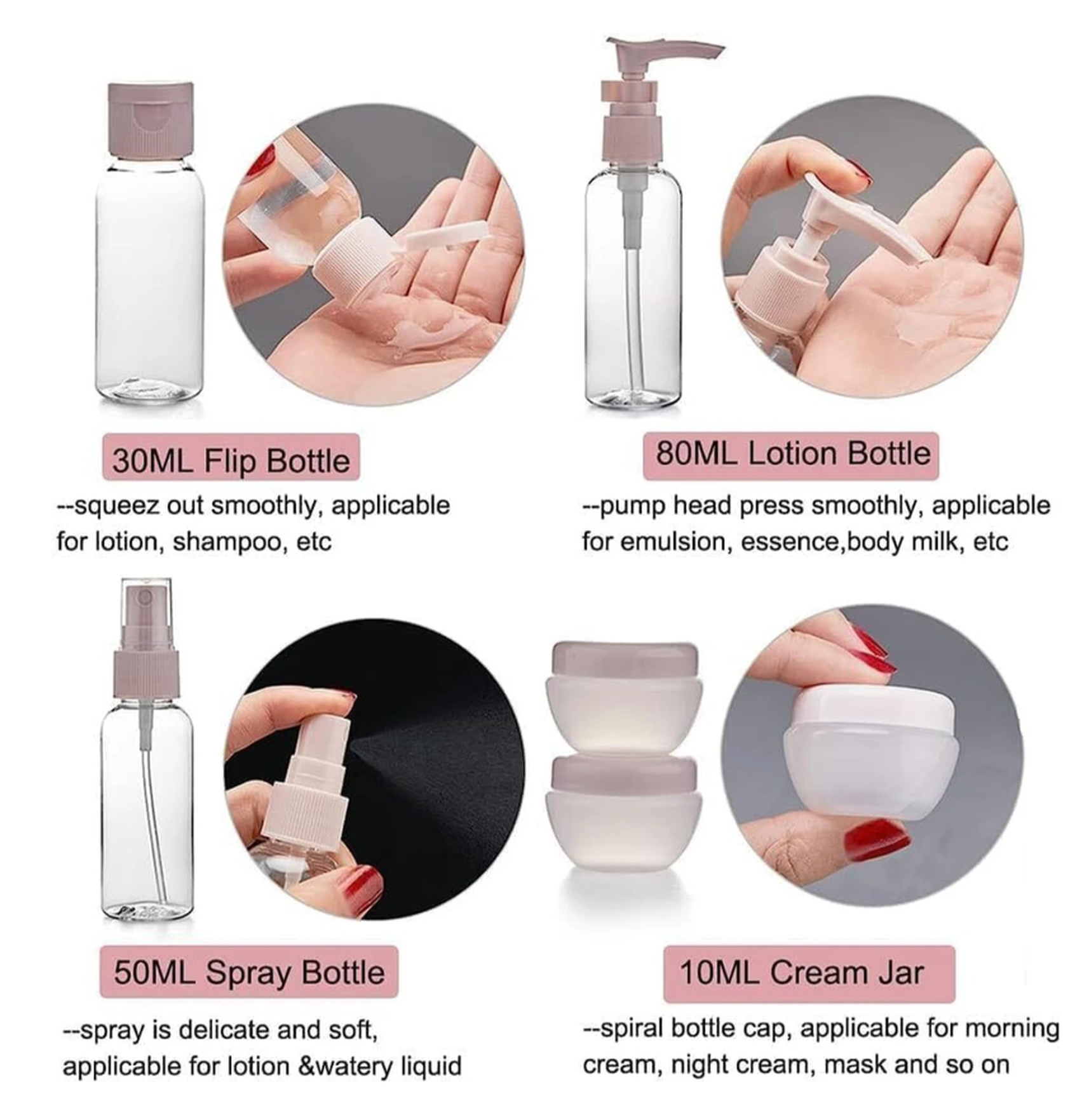 Travel Bottle Set