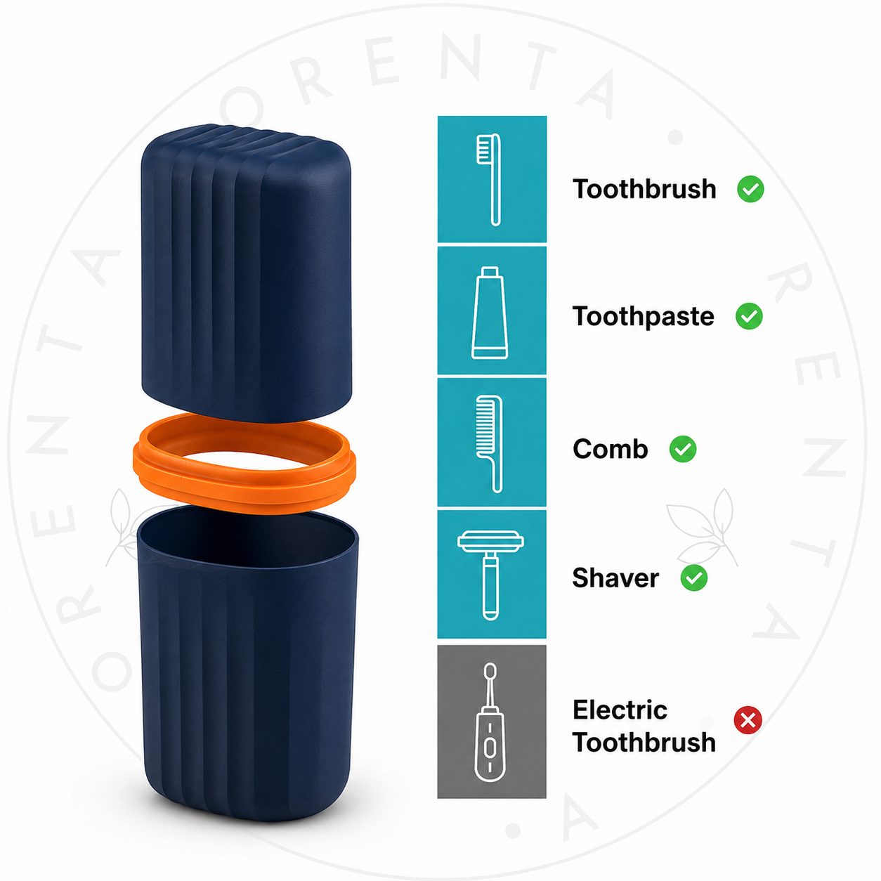 Portable Travel Toothbrush Holder