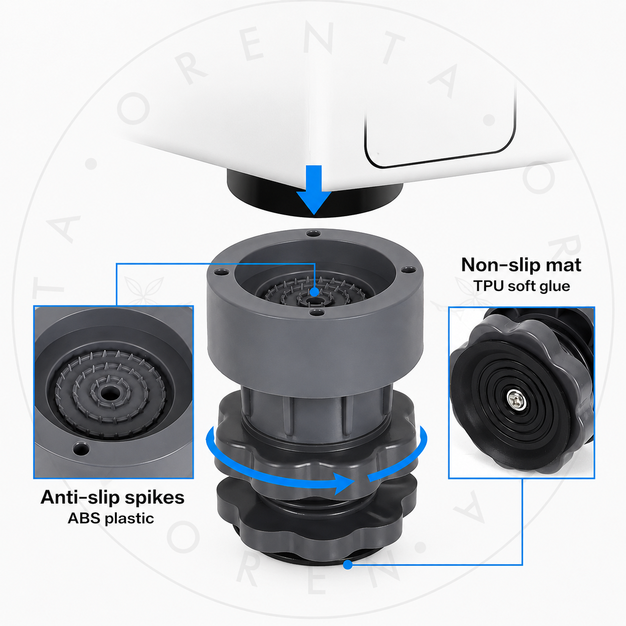 Washing Machine Anti Vibration Pads for Washer & Dryer