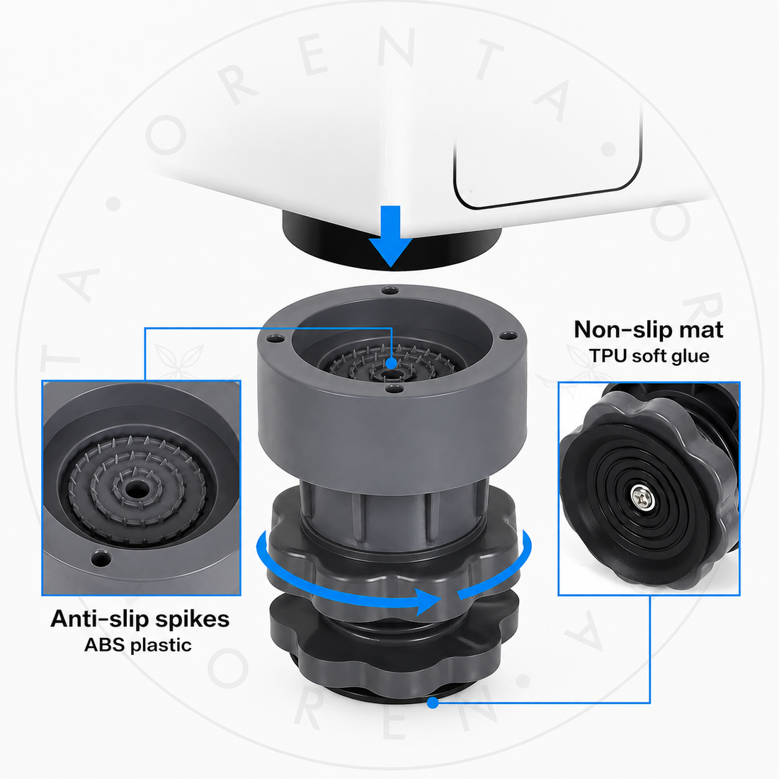 Washing Machine Anti Vibration Pads for Washer & Dryer