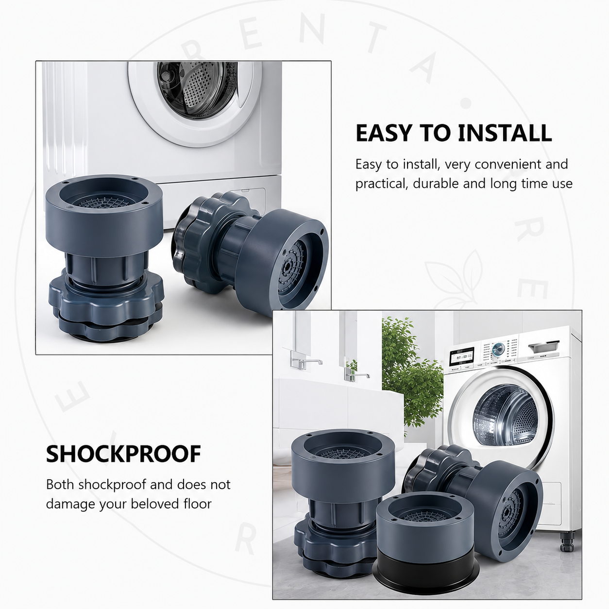 Washing Machine Anti Vibration Pads for Washer & Dryer