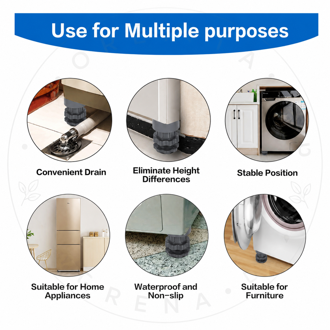 Washing Machine Anti Vibration Pads for Washer & Dryer