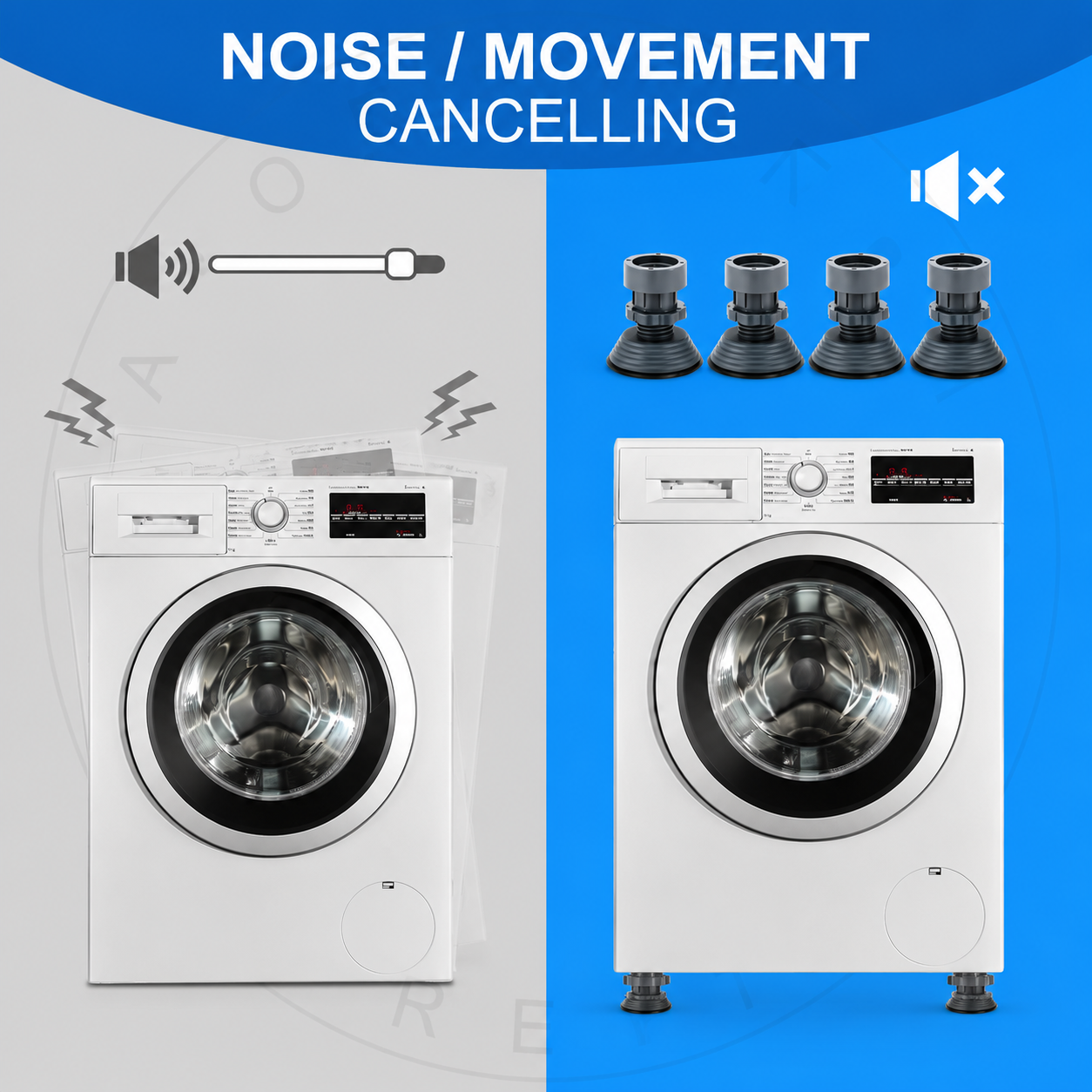 Washing Machine Anti Vibration Feet Pads