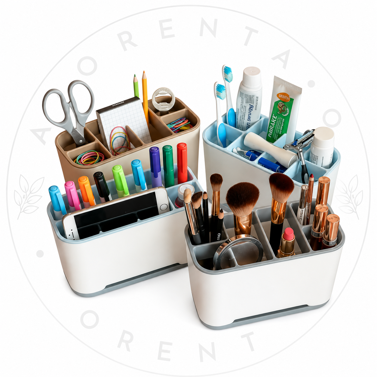 Multipurpose Desk Organizer Storage Box