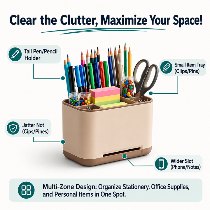 Multi-Purpose Desk Organizer
