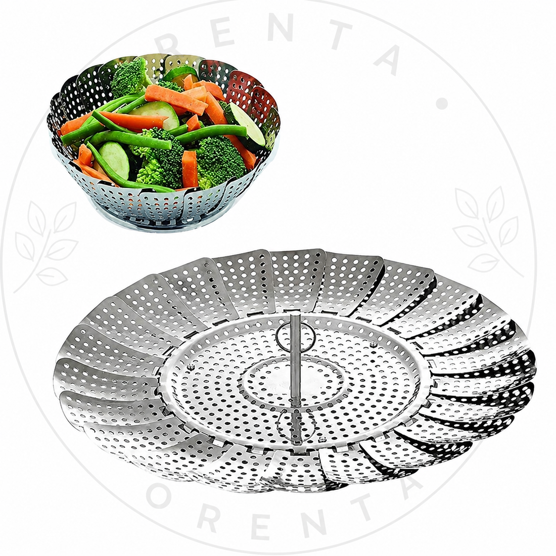 Stainless Steel Foldable Steamer Basket
