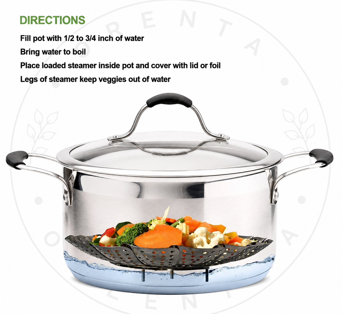 Stainless Steel Foldable Steamer Basket