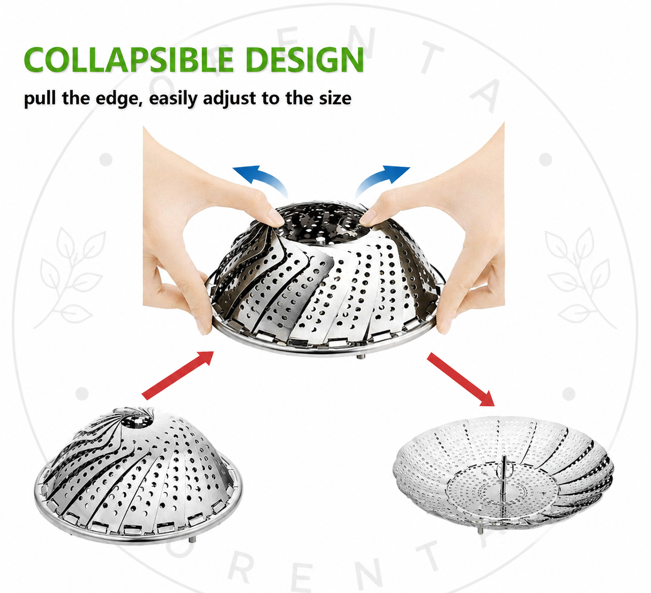 Stainless Steel Foldable Steamer Basket