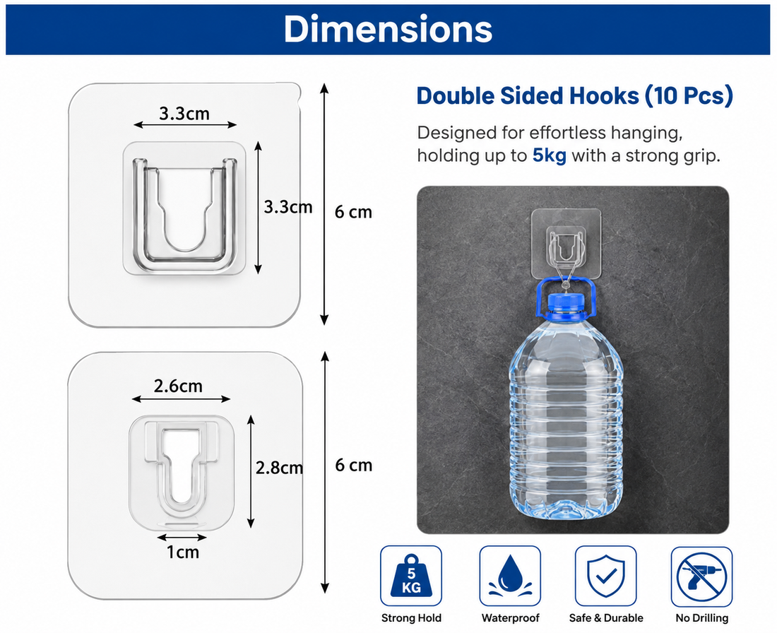 Adhesive Mounting Clips