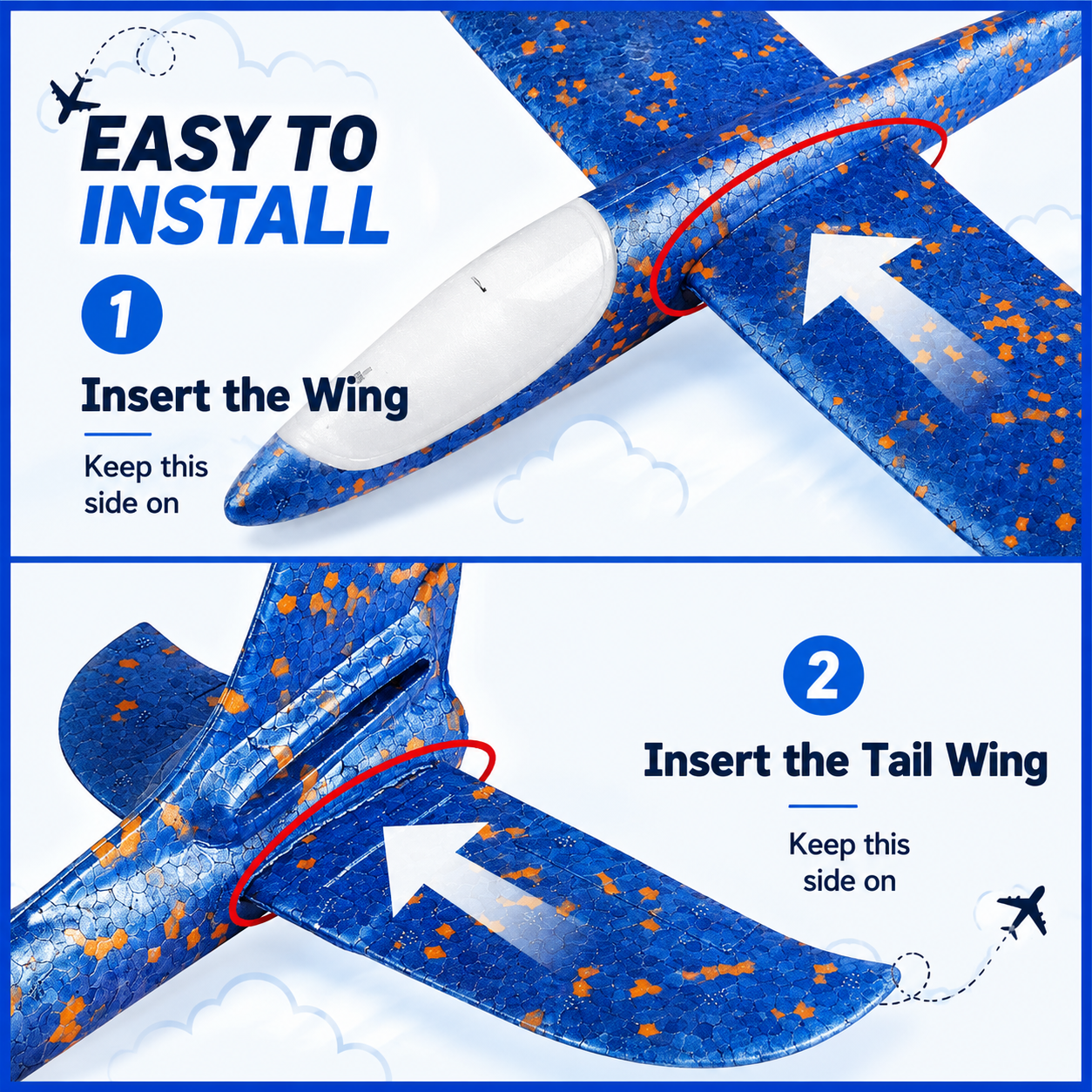 LED Glider Plane