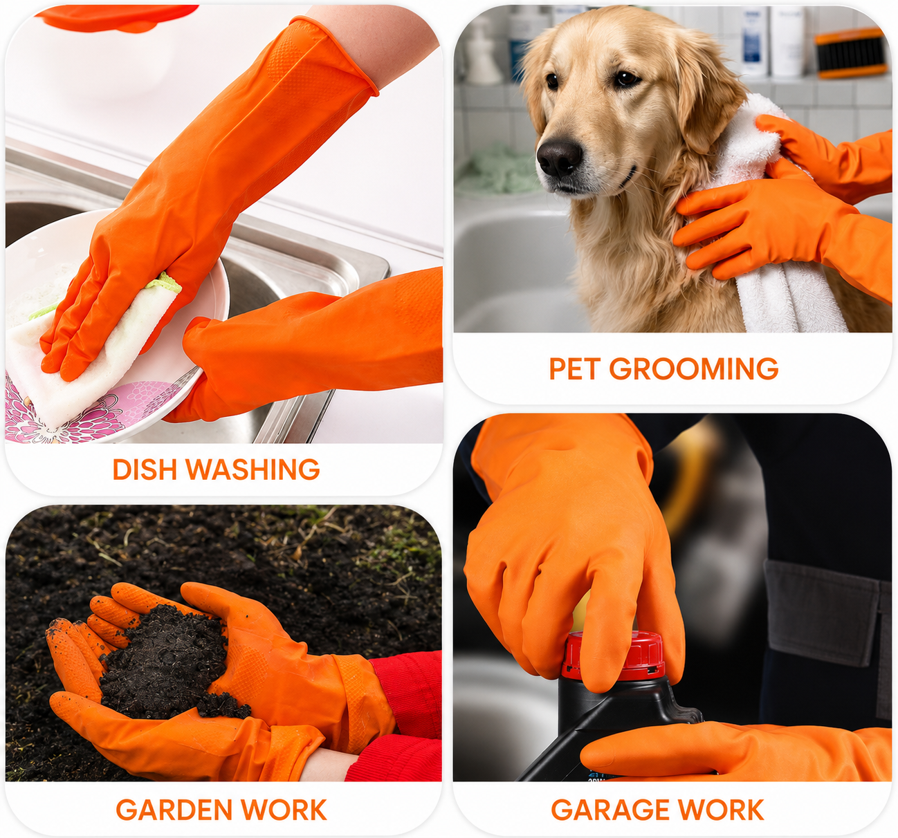 Silicone Kitchen Cleaning Gloves