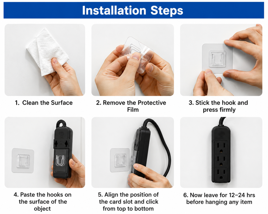 Adhesive Mounting Clips