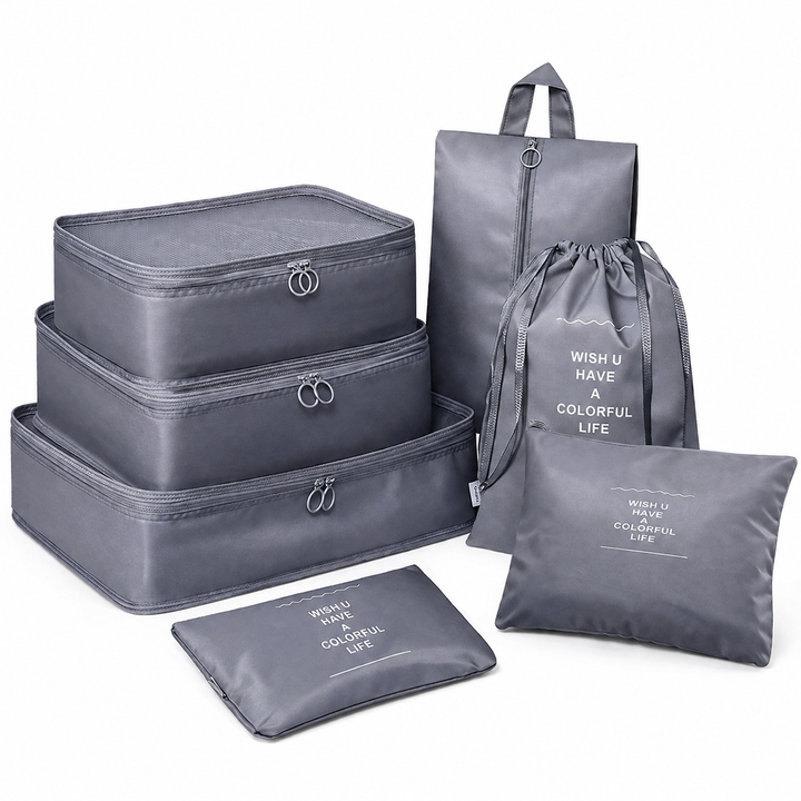 7-Piece Travel Packing Cubes Set
