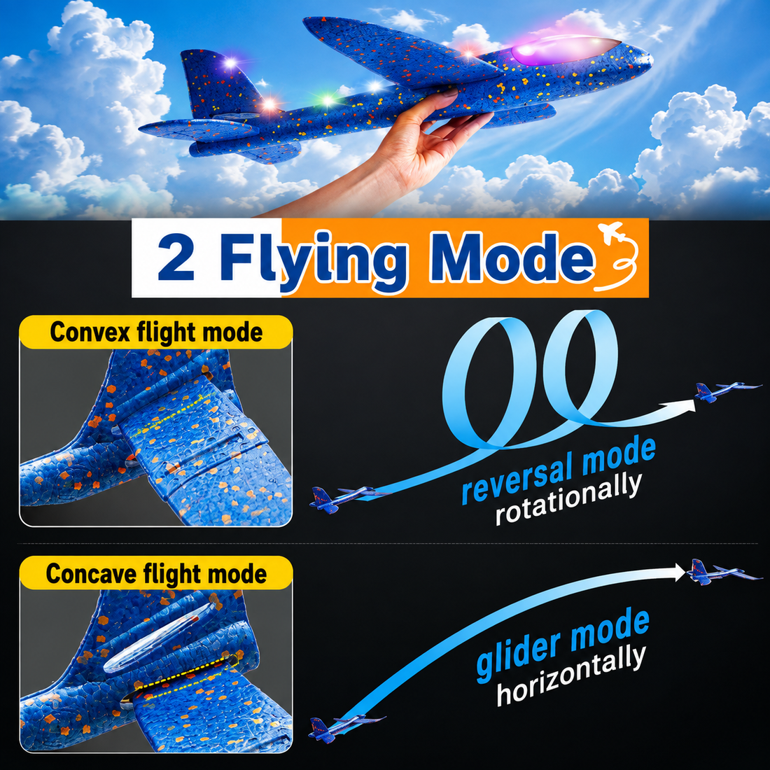 LED Glider Plane