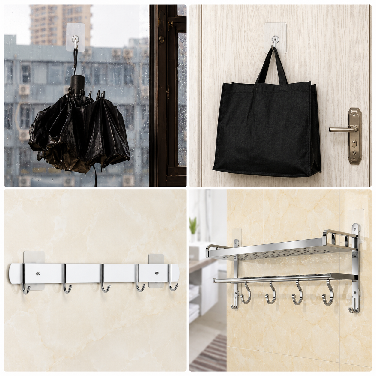 Self-Adhesive Screw Hooks