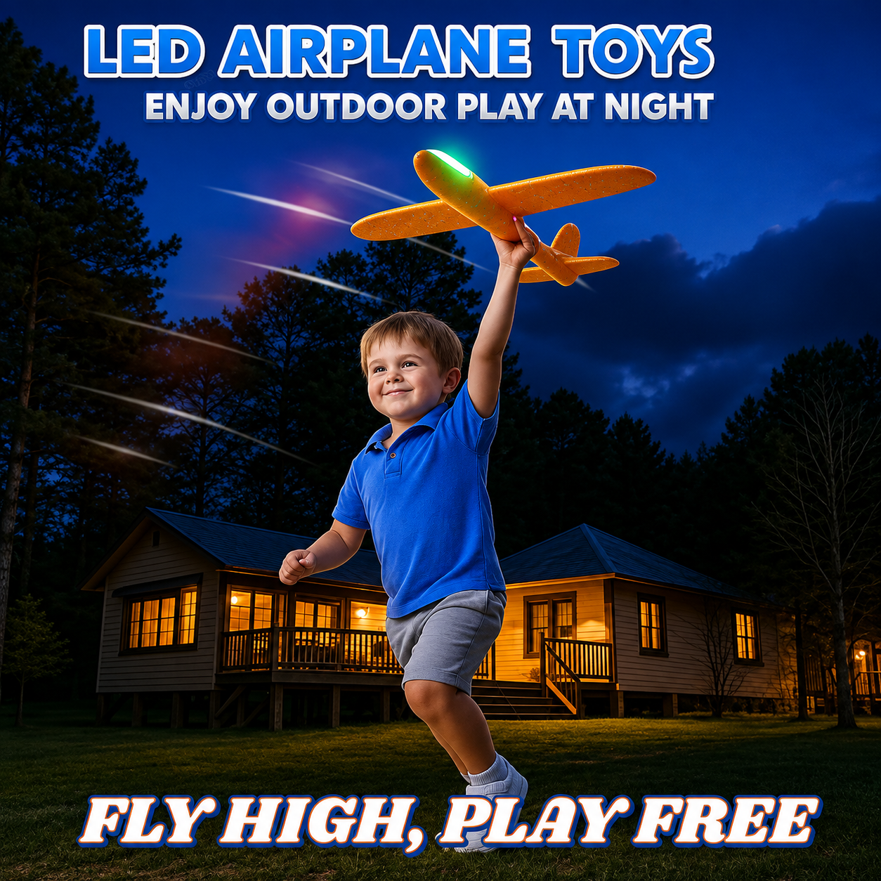 LED Glider Plane