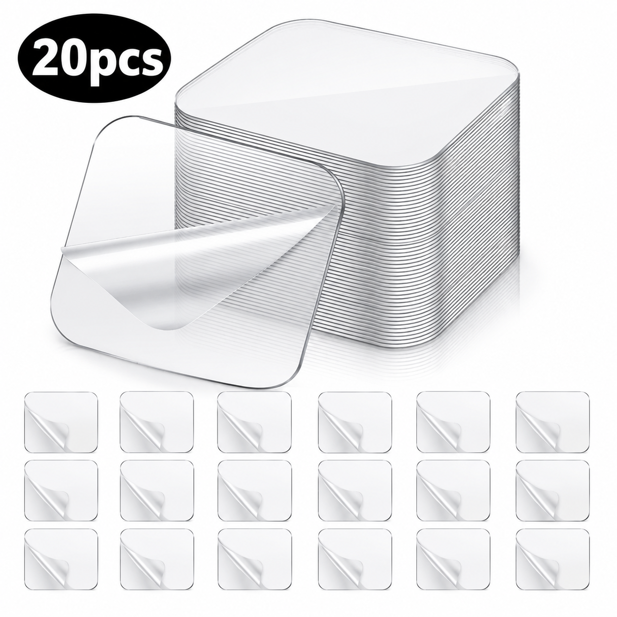 Transparent Adhesive Pads