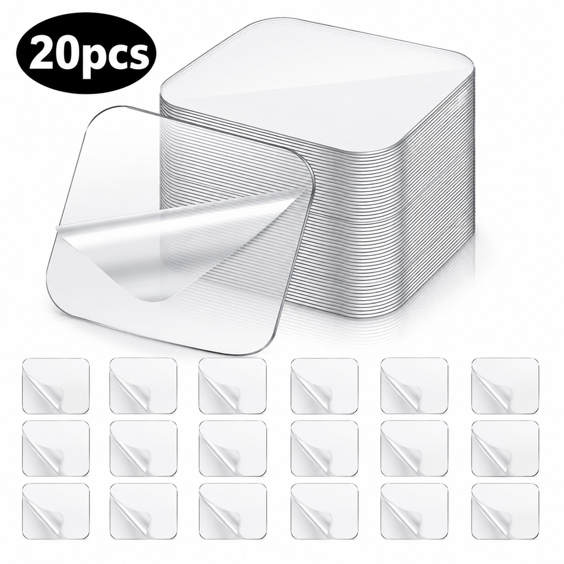 Transparent Adhesive Pads
