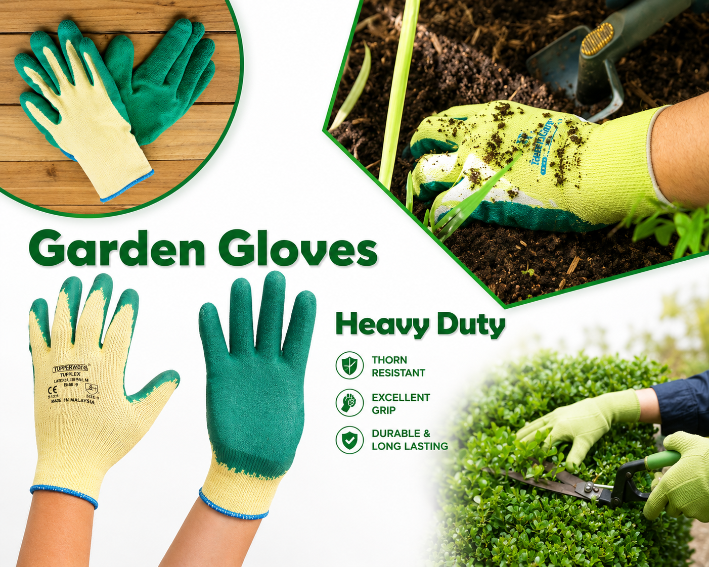 Green Safety Gloves